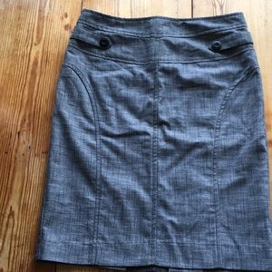 BCX grey pencil skirt